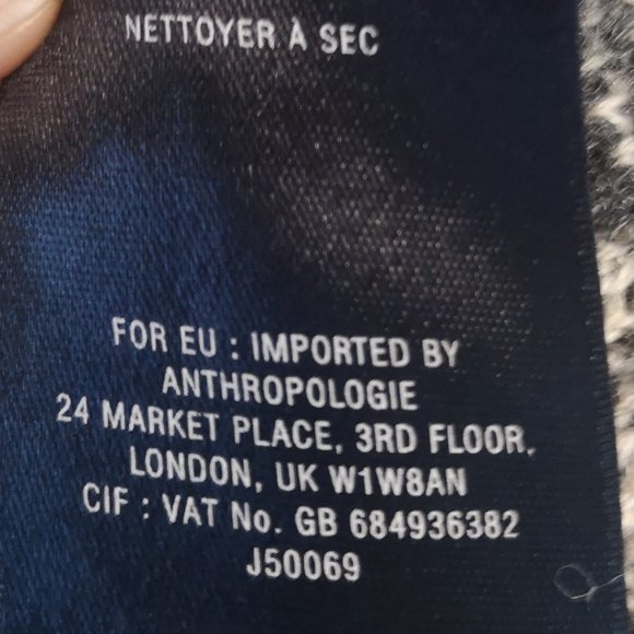 Angel of the North ANTHROPOLOGIE - Gorgeous Long Wool Blend Sweater - Picture 7 of 7